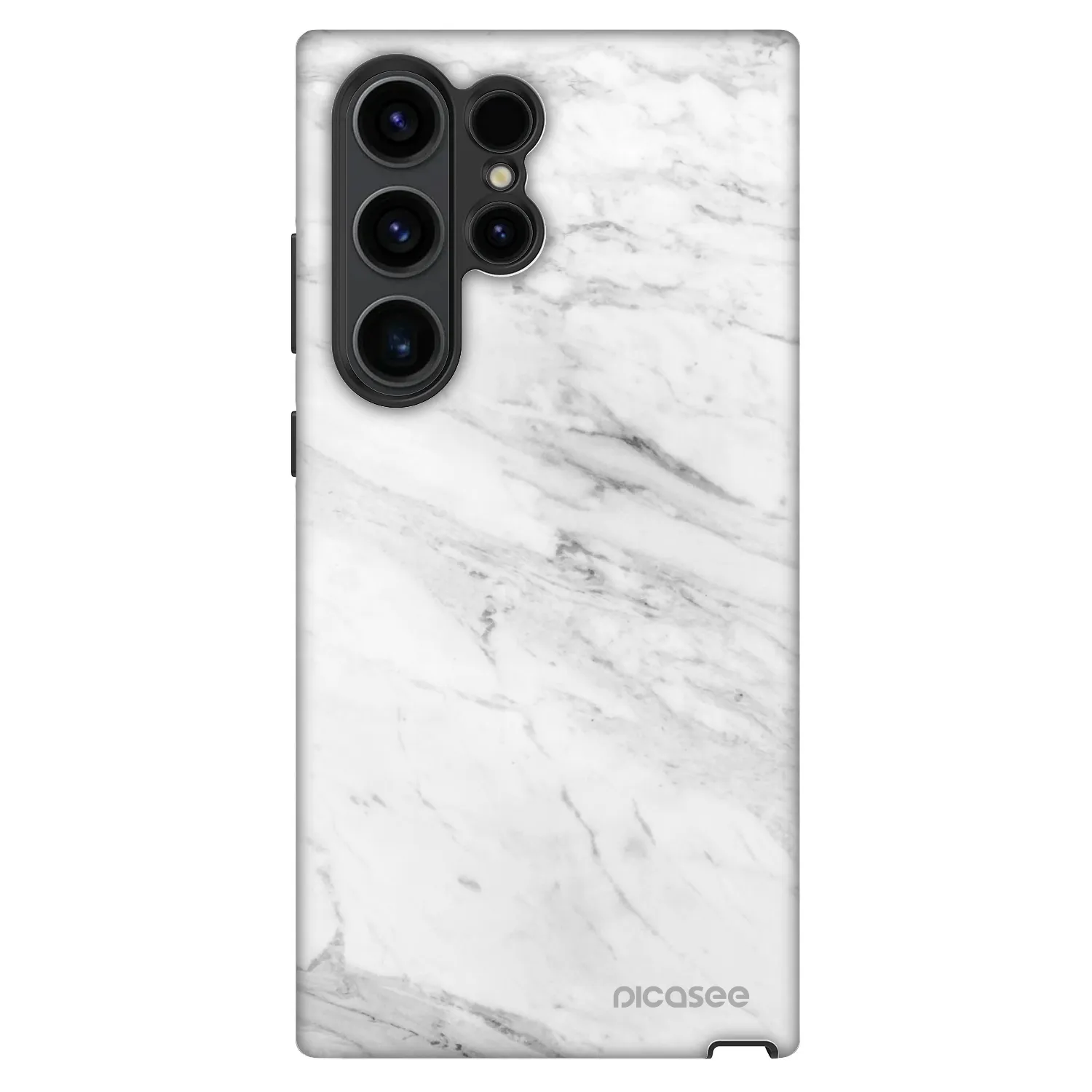 Picasee Fashion Case Samsung Galaxy S23 Ultra 5G - White marble