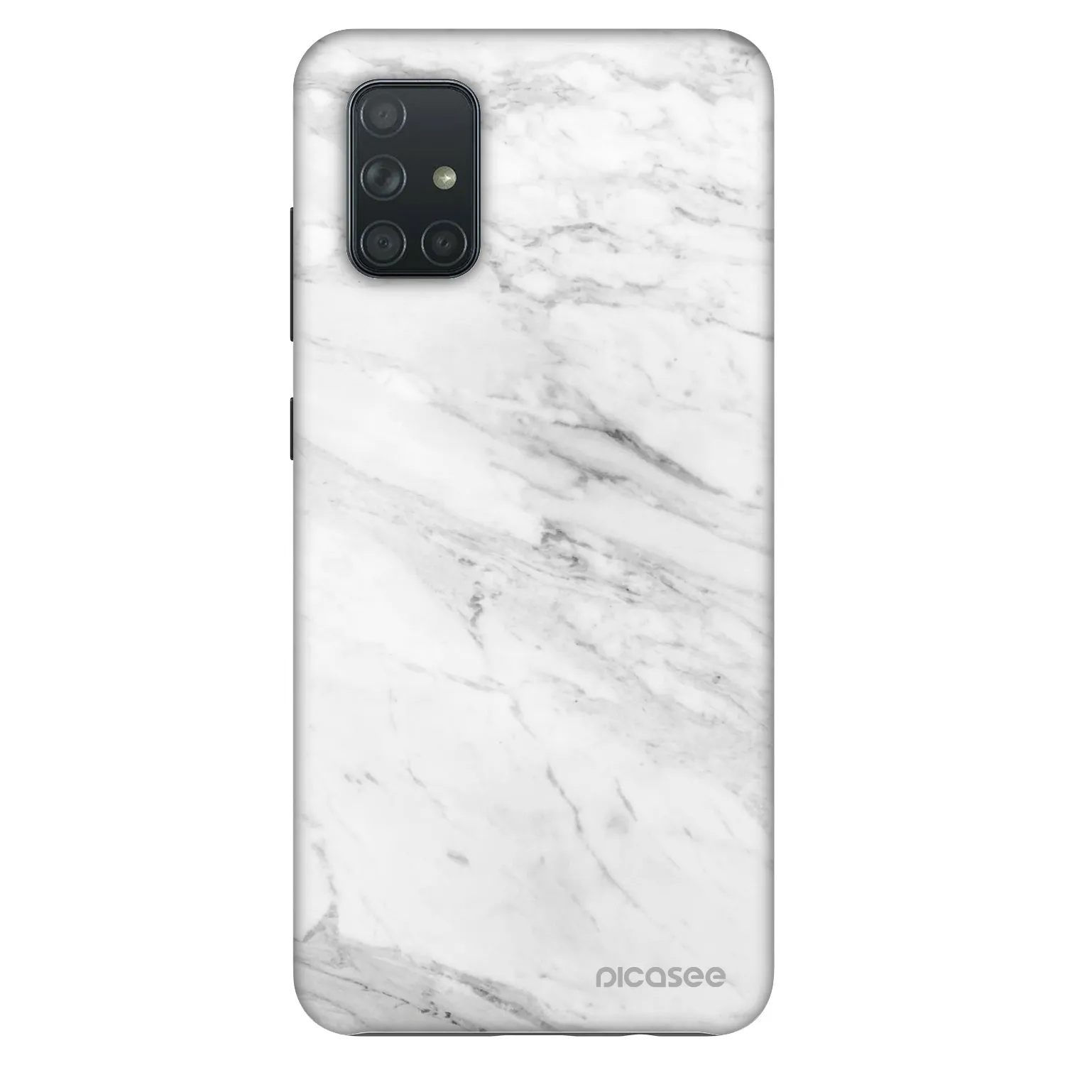 Picasee Fashion Case Samsung Galaxy A71 A715F - White marble