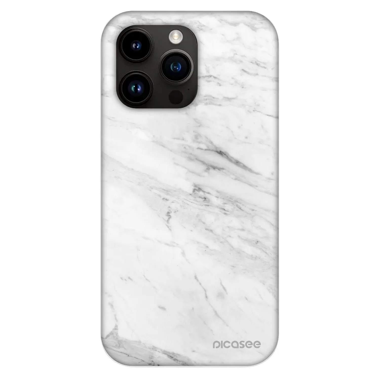 Picasee Fashion Case MagSafe Apple iPhone 13 Pro - White marble