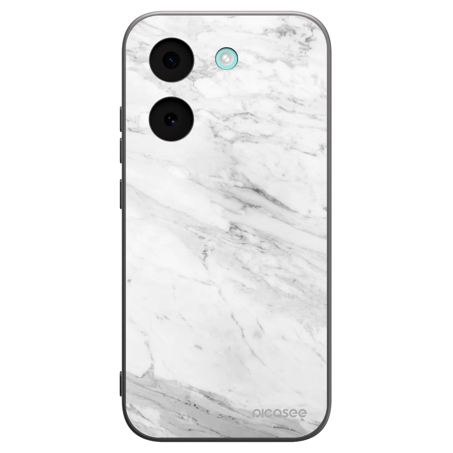Picasee fekete szilikon tok az alábbi mobiltelefonokra Xiaomi Poco X8 Pro - White marble