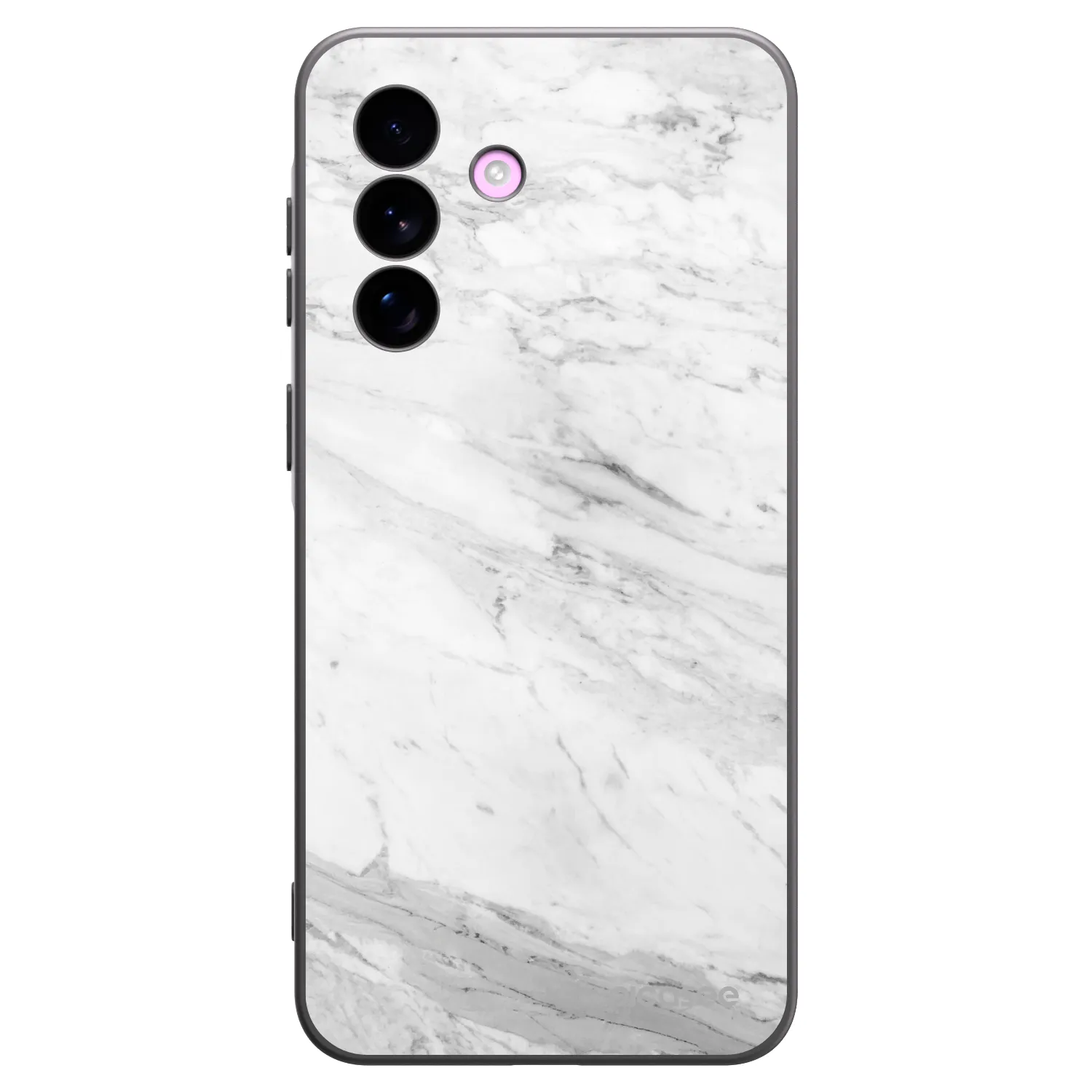 Picasee fekete szilikon tok az alábbi mobiltelefonokra Samsung Galaxy A57 5G - White marble