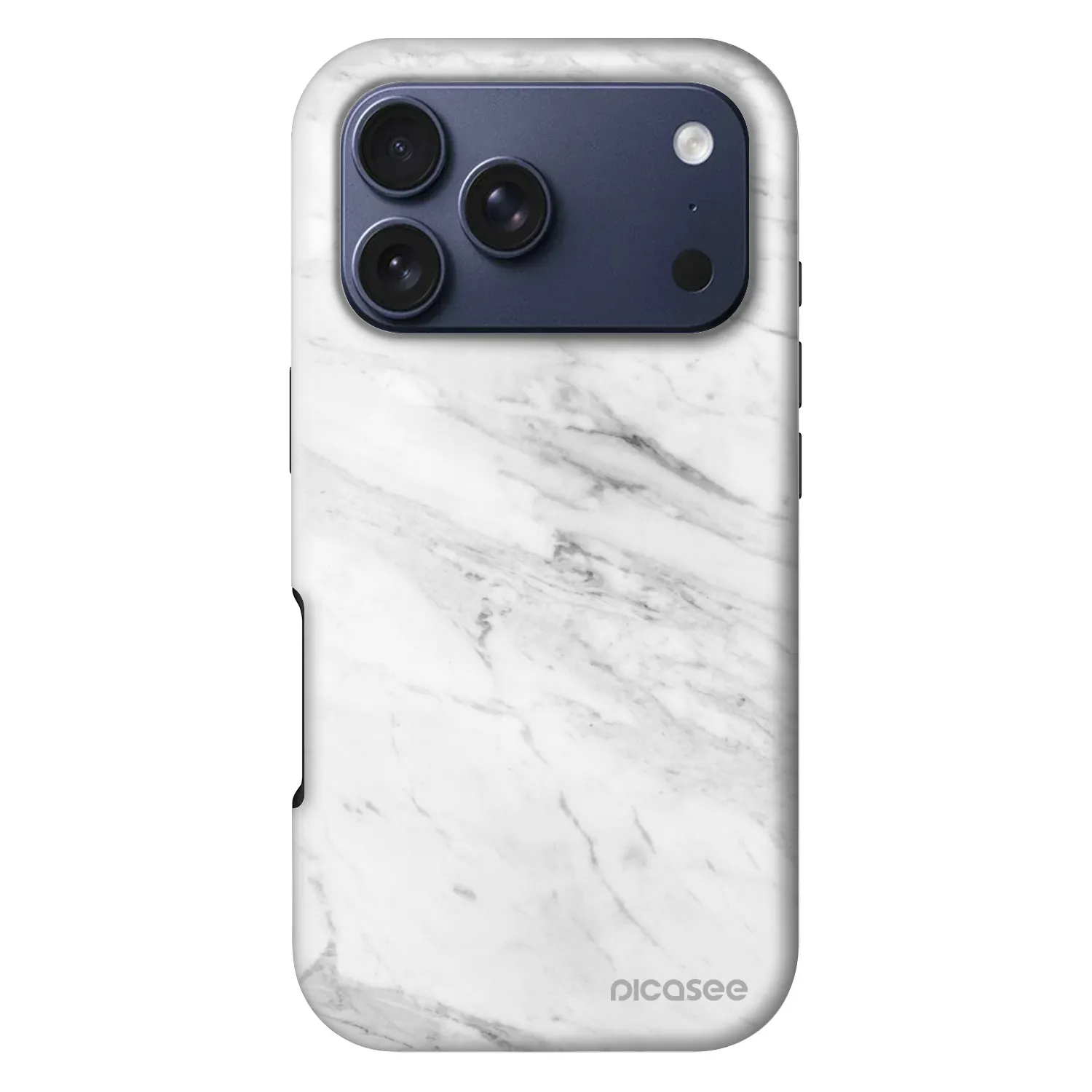 Picasee Fashion Case MagSafe Apple iPhone 18 Pro - White marble