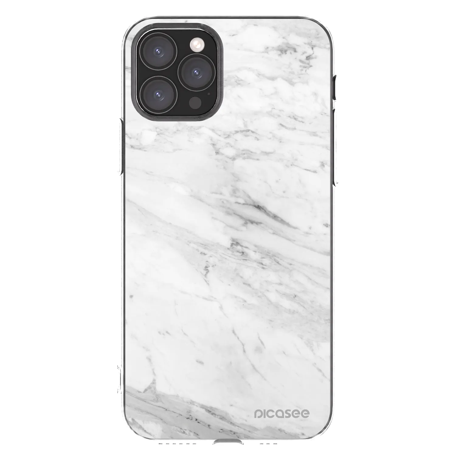 Picasee átlátszó szilikon tok az alábbi mobiltelefonokra Apple iPhone 11 Pro - White marble