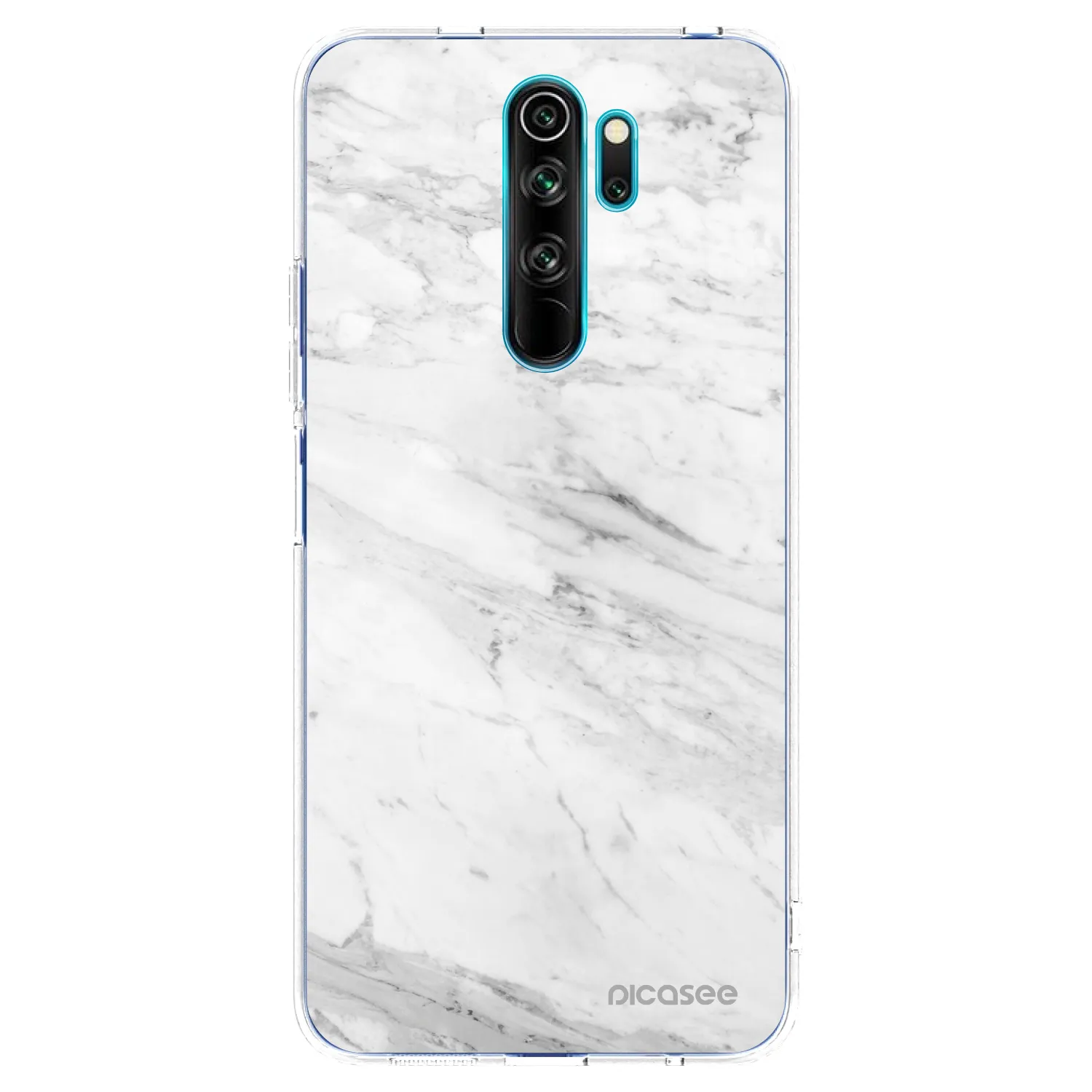 Picasee átlátszó szilikon tok az alábbi mobiltelefonokra Xiaomi Redmi Note 8 Pro - White marble