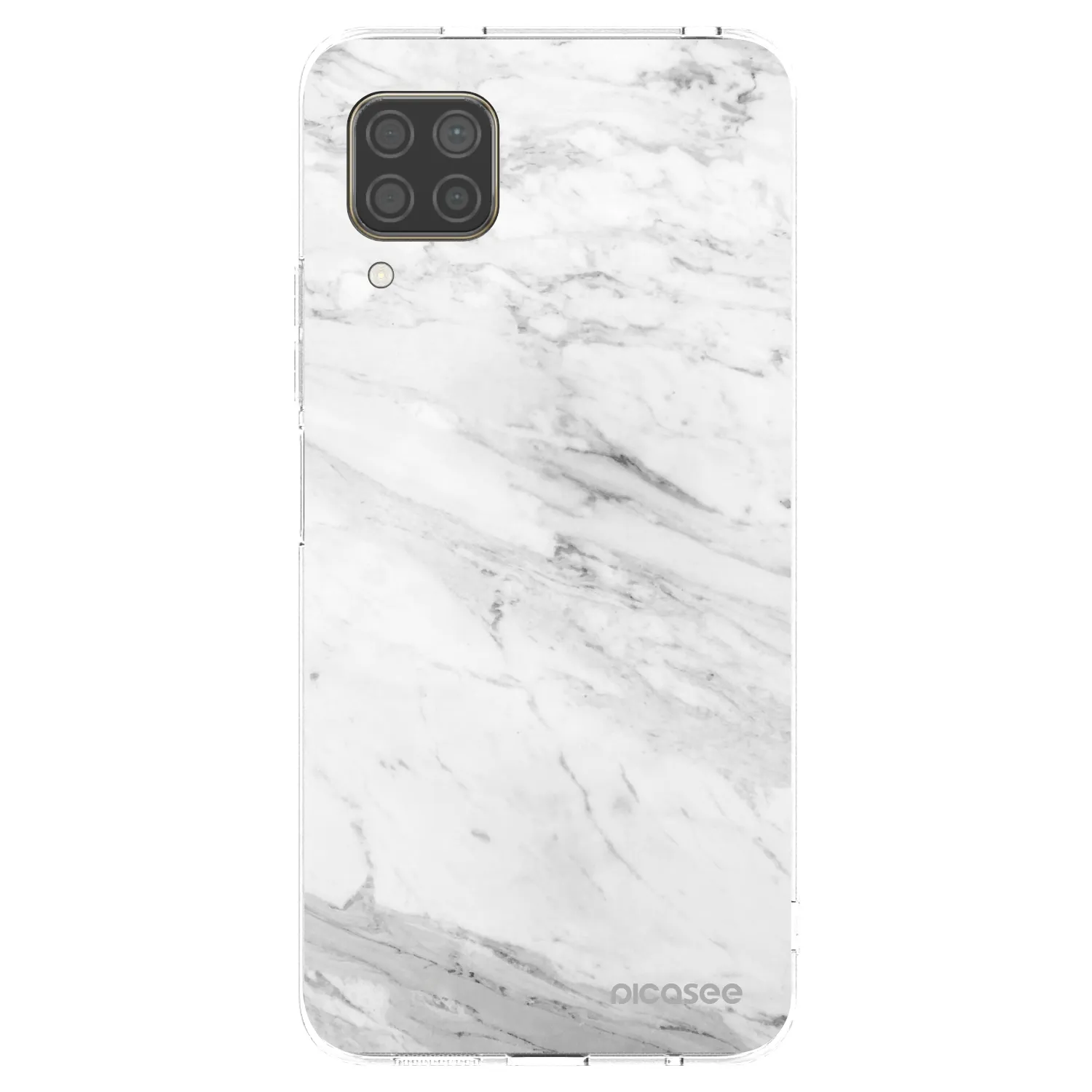 Picasee átlátszó szilikon tok az alábbi mobiltelefonokra Huawei P40 Lite - White marble