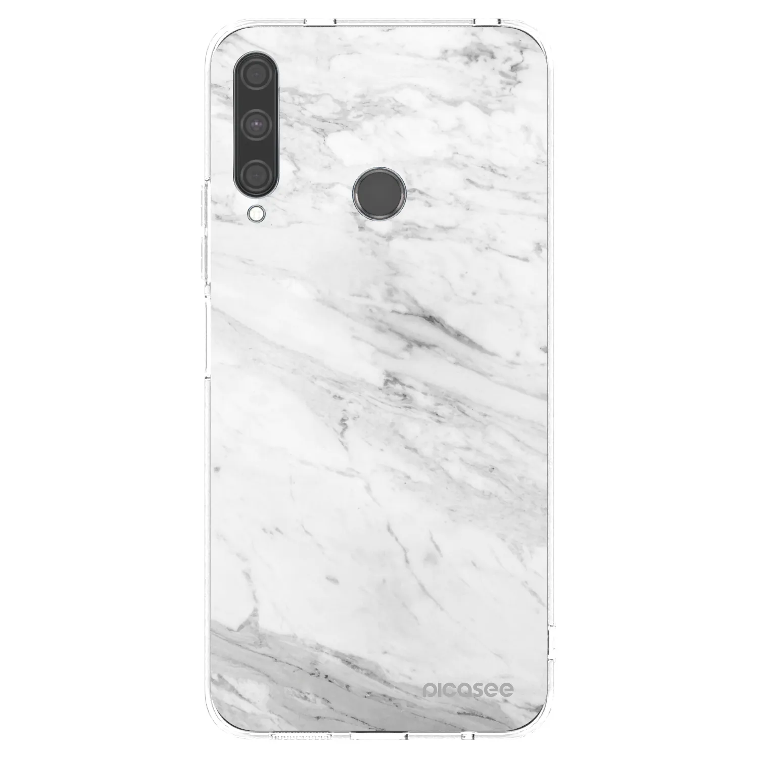 Picasee átlátszó szilikon tok az alábbi mobiltelefonokra Huawei P40 Lite E - White marble