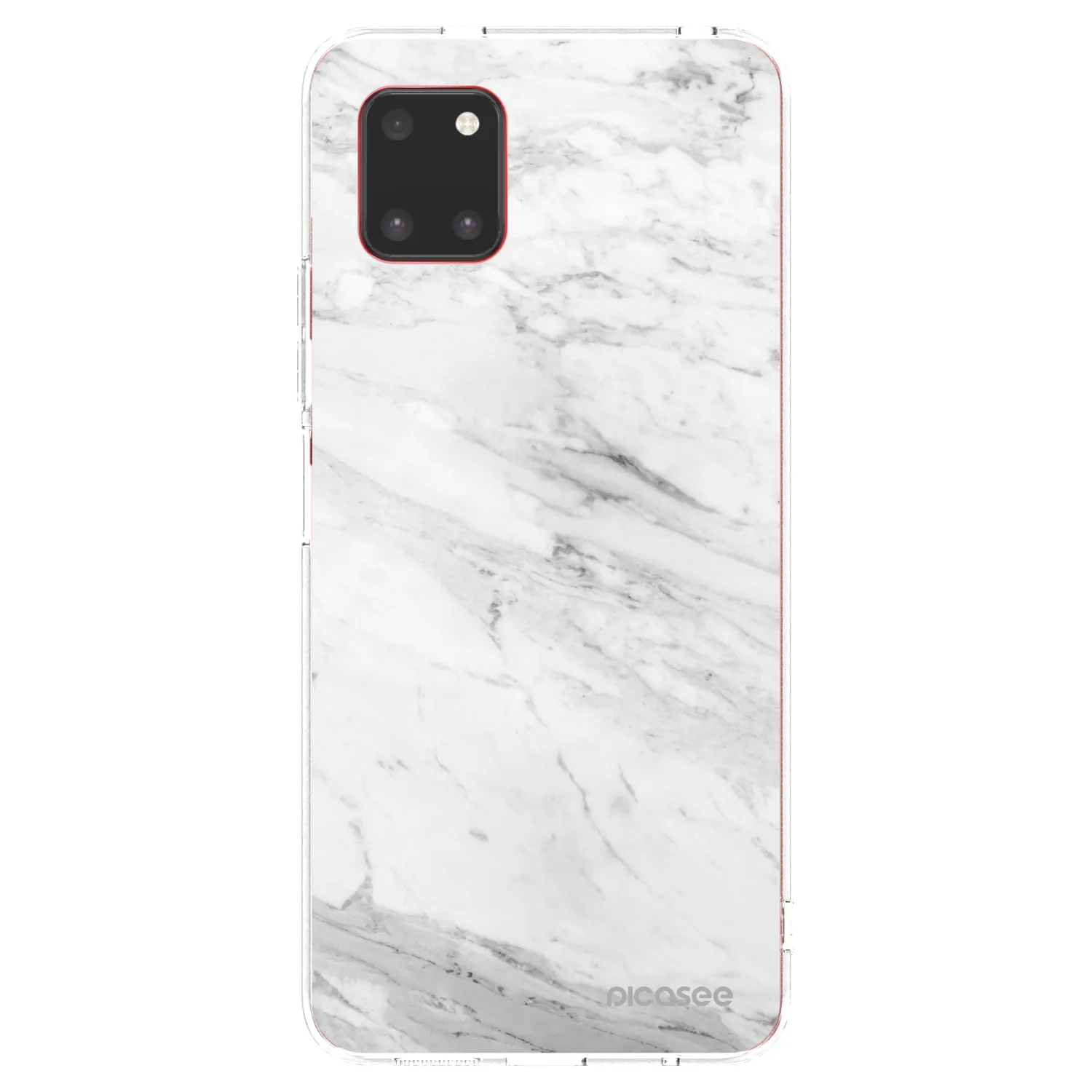 Picasee átlátszó szilikon tok az alábbi mobiltelefonokra Samsung Galaxy Note 10 Lite N770F - White marble