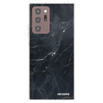 Picasee átlátszó szilikon tok az alábbi mobiltelefonokra Samsung Galaxy Note 20 Ultra - Black marble