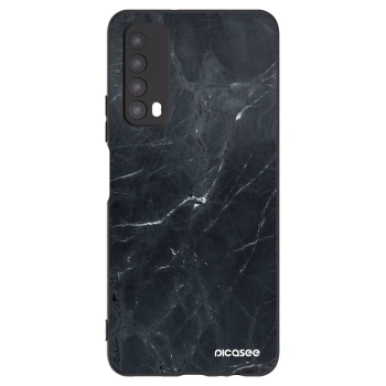Picasee fekete szilikon tok az alábbi mobiltelefonokra Huawei P Smart 2021 - Black marble