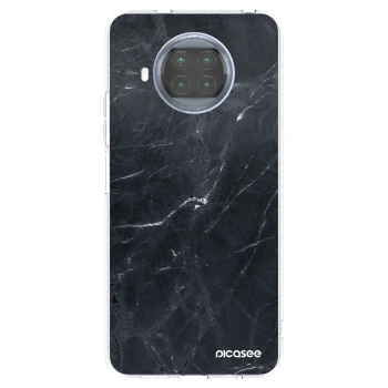 Picasee átlátszó szilikon tok az alábbi mobiltelefonokra Xiaomi Mi 10T Lite - Black marble