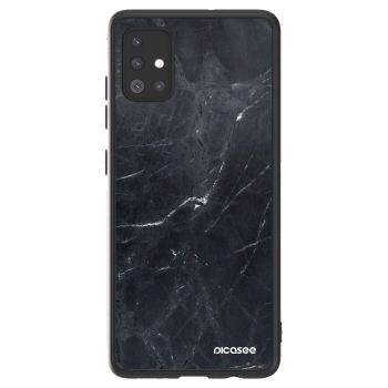 Picasee ULTIMATE CASE Samsung Galaxy A51 A515F - készülékre - Black marble