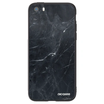 Szilikon tok erre a típusra Apple iPhone 5/5S/SE - Black marble