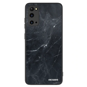 Szilikon tok erre a típusra Samsung Galaxy S20 G980F - Black marble