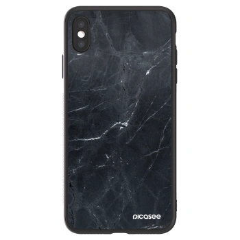 Picasee ULTIMATE CASE Apple iPhone XS Max - készülékre - Black marble