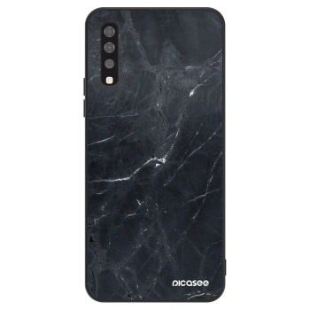 Szilikon tok erre a típusra Samsung Galaxy A70 A705F - Black marble