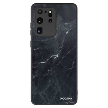 Szilikon tok erre a típusra Samsung Galaxy S20 Ultra 5G G988F - Black marble