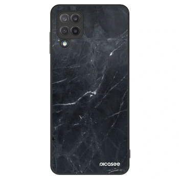 Szilikon tok erre a típusra Samsung Galaxy M12 M127F - Black marble