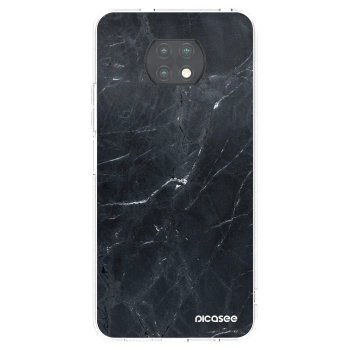 Picasee átlátszó szilikon tok az alábbi mobiltelefonokra Xiaomi Redmi Note 9T - Black marble