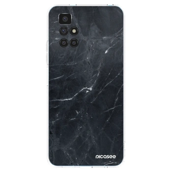 Picasee átlátszó szilikon tok az alábbi mobiltelefonokra Xiaomi Redmi 10 - Black marble