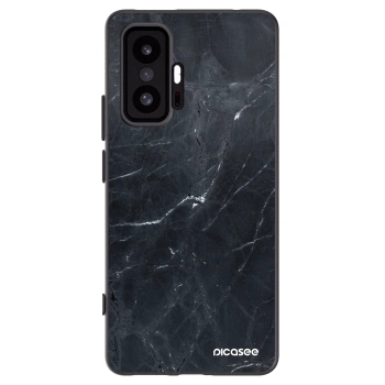 Picasee fekete szilikon tok az alábbi mobiltelefonokra Xiaomi 11T - Black marble