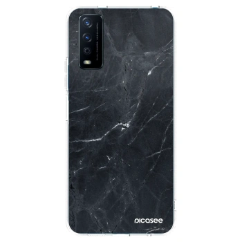 Picasee átlátszó szilikon tok az alábbi mobiltelefonokra Vivo Y11s - Black marble