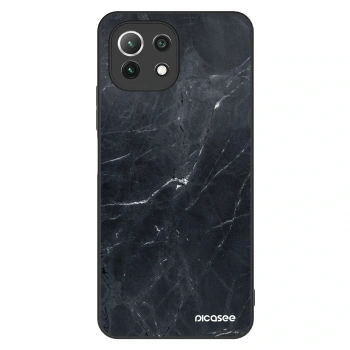 Szilikon tok erre a típusra Xiaomi 11 Lite 5G NE - Black marble