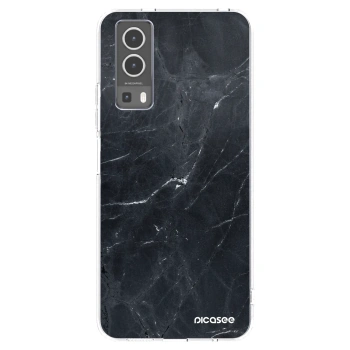 Picasee átlátszó szilikon tok az alábbi mobiltelefonokra Vivo Y72 5G - Black marble