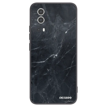 Picasee fekete szilikon tok az alábbi mobiltelefonokra Vivo Y72 5G - Black marble