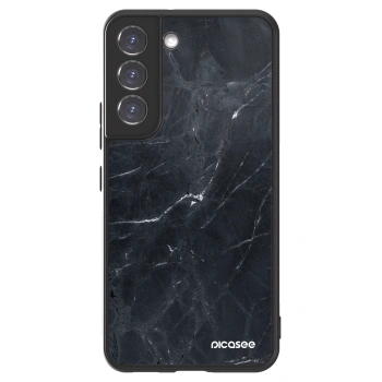 Picasee ULTIMATE CASE Samsung Galaxy S22 5G - készülékre - Black marble