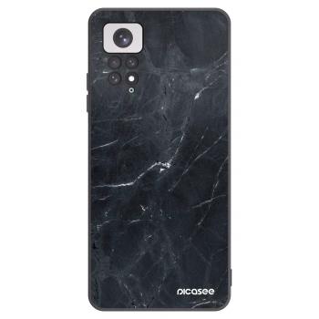 Picasee fekete szilikon tok az alábbi mobiltelefonokra Xiaomi Redmi Note 11 - Black marble