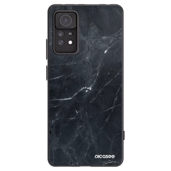 Picasee fekete szilikon tok az alábbi mobiltelefonokra Xiaomi Redmi Note 11 Pro - Black marble