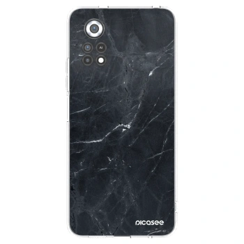 Picasee átlátszó szilikon tok az alábbi mobiltelefonokra Xiaomi Poco X4 Pro 5G - Black marble