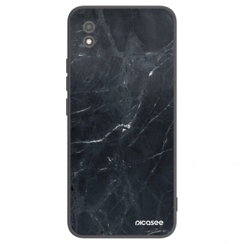 Picasee fekete szilikon tok az alábbi mobiltelefonokra Realme C11 (2021) - Black marble