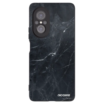 Picasee fekete szilikon tok az alábbi mobiltelefonokra Huawei Nova 9 SE - Black marble