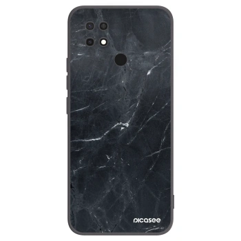 Picasee fekete szilikon tok az alábbi mobiltelefonokra Xiaomi Redmi 10C - Black marble