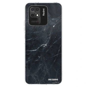 Picasee átlátszó szilikon tok az alábbi mobiltelefonokra Xiaomi Redmi 10C - Black marble