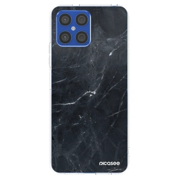 Picasee átlátszó szilikon tok az alábbi mobiltelefonokra Honor X8 4G - Black marble