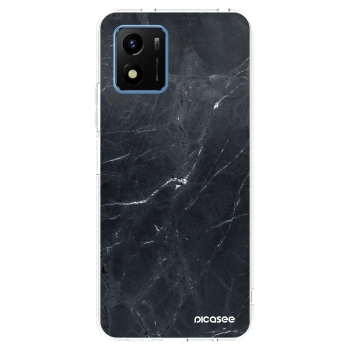 Picasee átlátszó szilikon tok az alábbi mobiltelefonokra Vivo Y01 - Black marble
