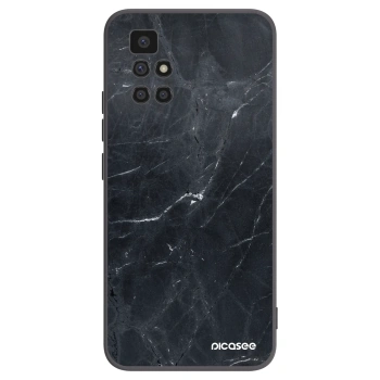 Picasee fekete szilikon tok az alábbi mobiltelefonokra Xiaomi Redmi 10 (2022) - Black marble