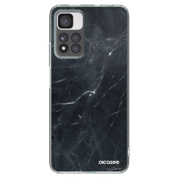 Picasee átlátszó szilikon tok az alábbi mobiltelefonokra Xiaomi Redmi Note 11 Pro+ 5G - Black marble