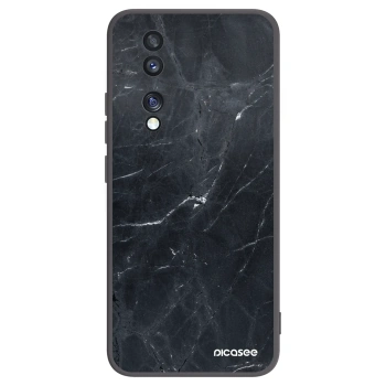 Picasee fekete szilikon tok az alábbi mobiltelefonokra Honor 70 - Black marble
