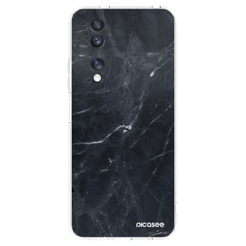 Picasee átlátszó szilikon tok az alábbi mobiltelefonokra Honor 70 - Black marble