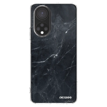 Picasee átlátszó szilikon tok az alábbi mobiltelefonokra Honor X7 - Black marble