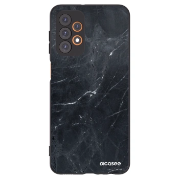 Picasee fekete szilikon tok az alábbi mobiltelefonokra Samsung Galaxy A23 A236B 5G - Black marble