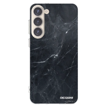 Picasee átlátszó szilikon tok az alábbi mobiltelefonokra Samsung Galaxy S23+ 5G - Black marble