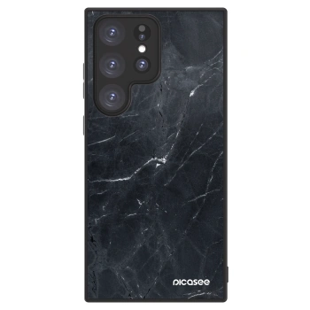 Picasee ULTIMATE CASE Samsung Galaxy S23 Ultra 5G - készülékre - Black marble