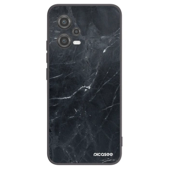 Picasee fekete szilikon tok az alábbi mobiltelefonokra Xiaomi Poco X5 - Black marble