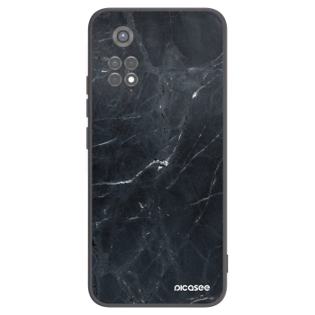 Picasee fekete szilikon tok az alábbi mobiltelefonokra Xiaomi Redmi Note 11S 5G - Black marble