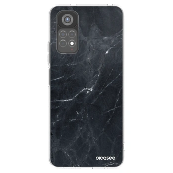 Picasee átlátszó szilikon tok az alábbi mobiltelefonokra Xiaomi Redmi Note 11S 5G - Black marble