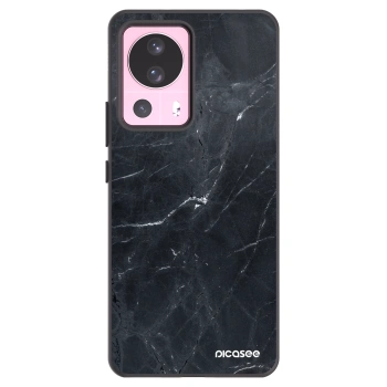 Picasee fekete szilikon tok az alábbi mobiltelefonokra Xiaomi 13 Lite - Black marble